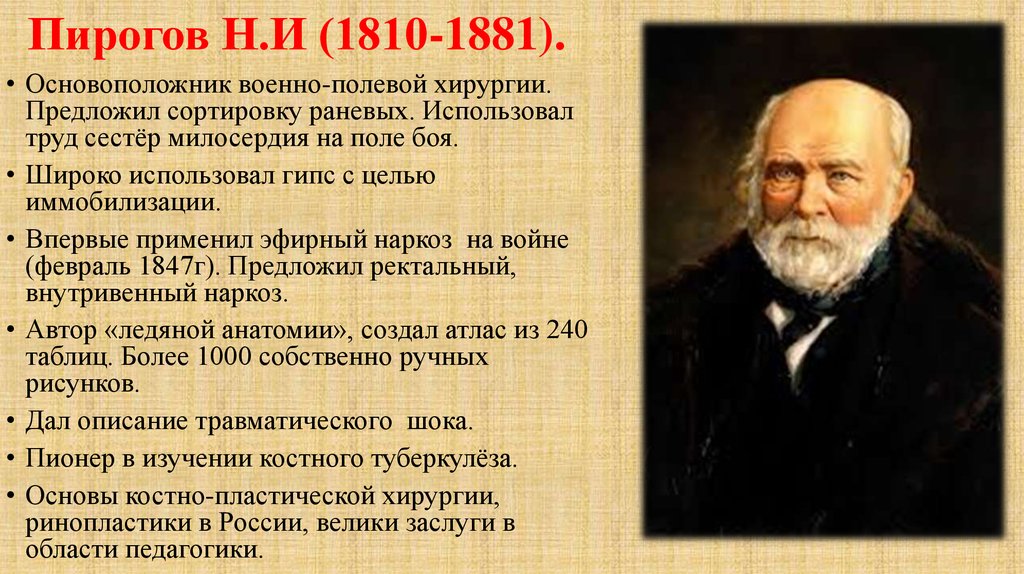 В каком веке жил пирогова пироги