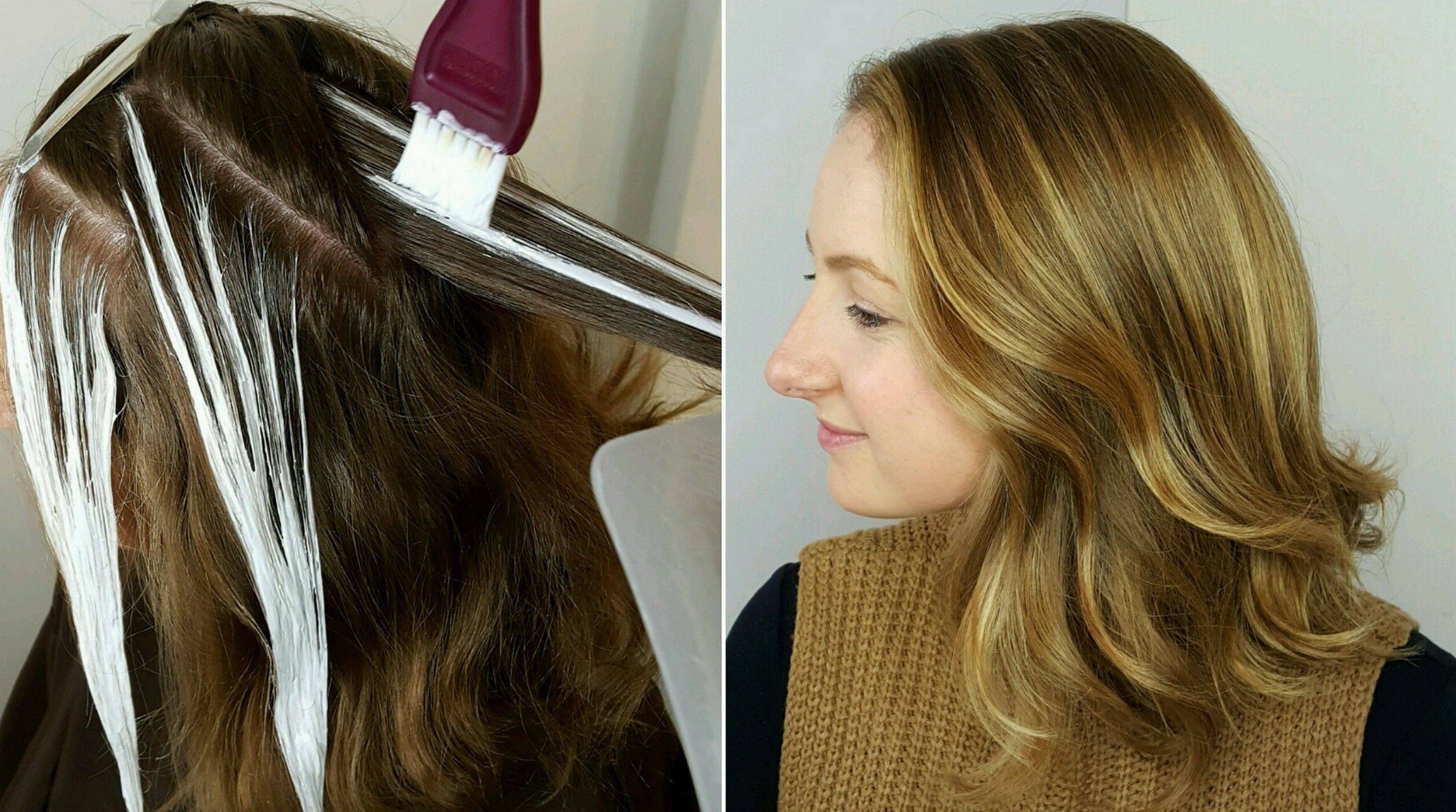 Как закрасить волосы равномерно