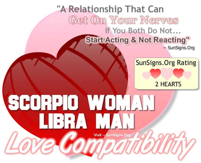 scorpio woman libra man