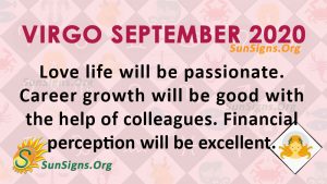 Virgo September 2020 Horoscope